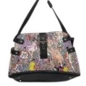 Sydney Love Hip Chic Large Hobo Bag Fashion Model Print Colorful Maximalist NWT